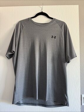 Under Armour Men's Heather Gray Short-Sleeve Performance Tee